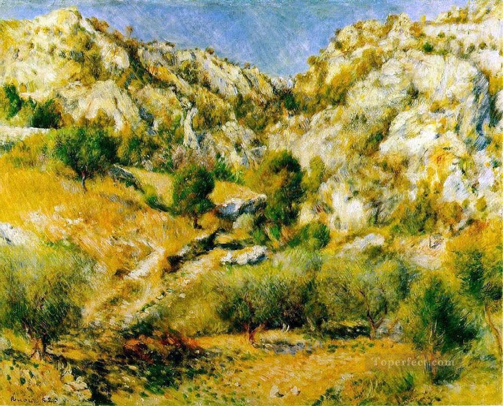 rocky craigs at lestaque Pierre Auguste Renoir Oil Paintings